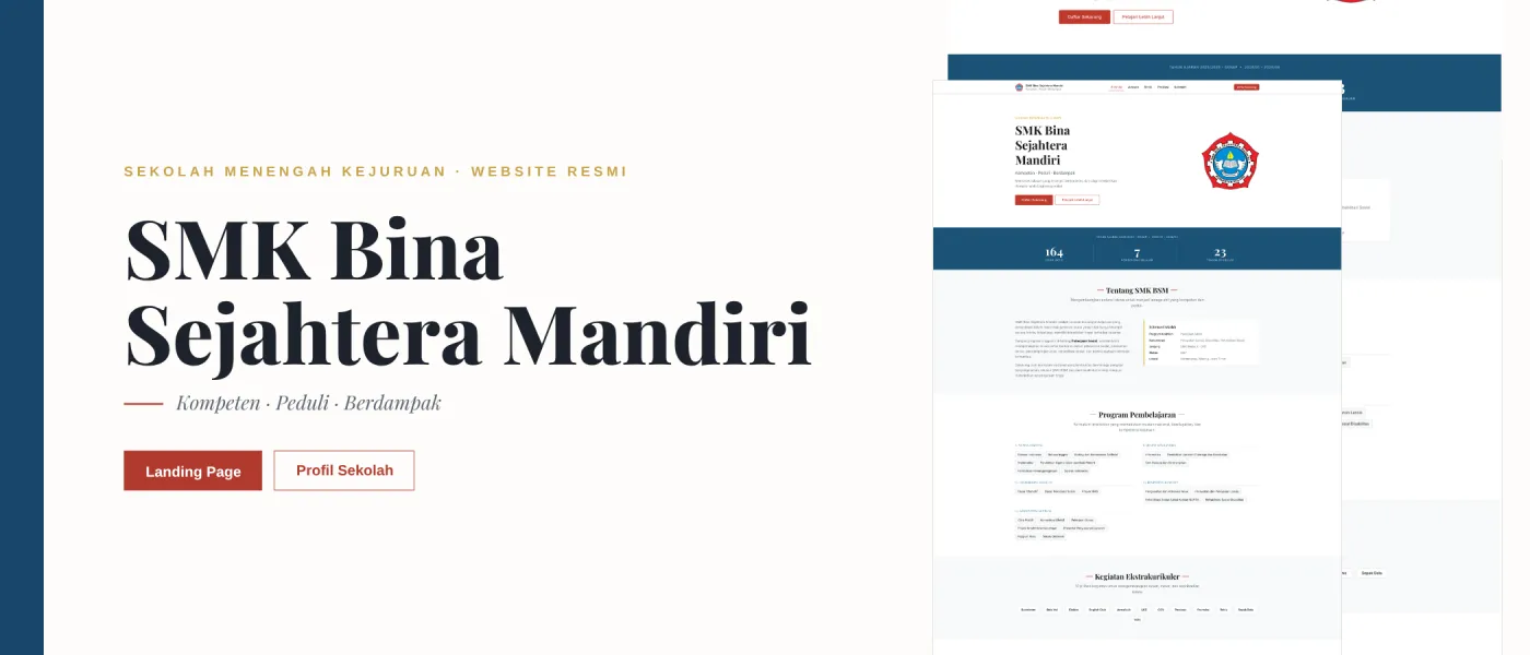 SMK BSM Landing Page